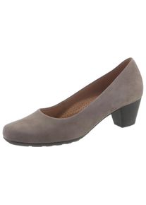 Gabor, Damen, Pumps &raquo;ST.TROPEZ&laquo; , Abendschuh, Festtagsschuh, Trichterabsatz, in klassischer Linie, taupe, 38, taupe, Pumps in Komfortweite G (=weit)