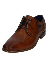 Bugatti, Herren, Schn&uuml;rschuh im Used-Look, Freizeitschuh, Halbschuh, Schn&uuml;rschuh, cognac-used, 45, cognac-used, Business-Schn&uuml;rer mit Bugatti Care 