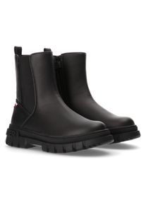 Tommy Hilfiger , Kinder,Jugendliche , Chelseaboots Chelseaboots, Stiefel, Winterstiefel mit modischer Plateau Sohle , schwarz , 30 , 30 , Cooler...