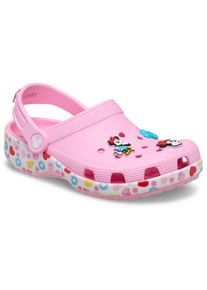 Crocs , Kinder,Jugendliche , Clog »Kids' Minnie Mouse and Friends Classic Clog« Hausschuh mit Jibbitz -Ansteckern mit Minnie-Maus-Motiven , rosa ,...