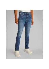 Calvin Klein Jeans, Herren, Skinny-fit-Jeans &raquo;SKINNY&laquo; im minimalistischen Look, Denim Dark, L&auml;nge 32, 32 -L&auml;nge 32, Denim Dark, Jeans von CALVIN KLEIN