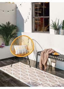 benuta Pop Sis&auml;- ja ulkomatonta Orion Vaaleanpunainen 80x250 cm Geometrinen