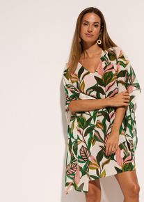 Chiffon strandtuniek - wit - maat 40/42 (M) - bonprix