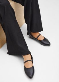 Ballerina's - zwart - maat 40 - vegan - bonprix