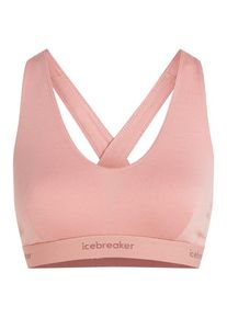 Icebreaker Women's 125 Cool-Lite Sprite Racerback Bra Sports bra Women (L, pink)