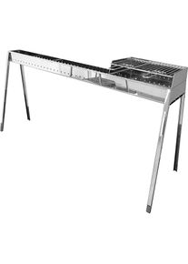 LISA - Cocedor de brochetas Milano grill 100+40+ Kit accesorios mamparo - Steel Line