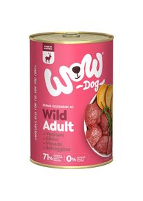 6x 400g WOW Adult Wild nourriture pour chien humide