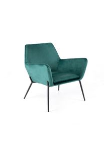 Stones Gin - Poltrona in velluto verde