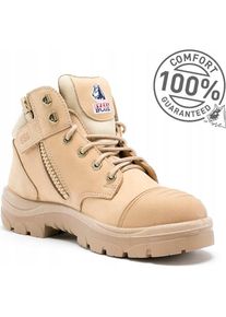 Steel Blue, Sicherheitsschuhe, Parkes Werkschoen S3 Heren met Rits Tpu Zand - maat 45 (S3, 45)