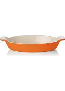 Le Creuset 61105280900006 Auflaufform Tradition oval 28 cm Ofenrot, Auflaufform, Orange