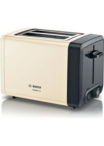 Bosch Hausgeräte TAT4P427 toaster 2 slice(s) Black, Cream, Toaster, Schwarz, Beige