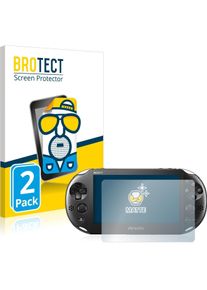 BROTECT Entspiegelungs-Schutzfolie Displayschutz Matt (PS Vita), Weiteres Gaming Zubehör, Schwarz
