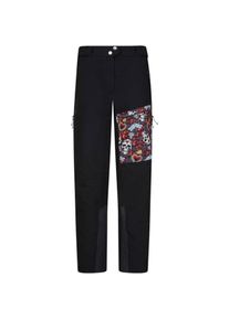 Rockexperience Rock Experience, Damen, Outdoorhose, Ergonomische Damesbroek mit Allover-Print und Belüftungsritsslitz (XS), Schwarz
