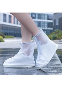 Sparco, Racingbekleidung, Regenbogenfarbene Überschuhe XL (41-42) mit Reissverschluss, weiss (XL)