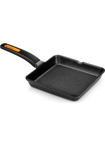 BRA A431328, Pfanne + Kochtopf, Orange, Schwarz