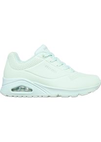 Skechers, Damen, Sneakers, Damen Schnürschuhe Sportlich Gummisohle grün, Grün, (36.5)