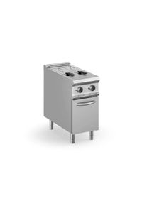 MBM Friteuse professionnelle électrique double - 2 x 8 l - avec vidange - sur meuble - 400 V - Lux 980 | Professionnel | HoReCa | CHR