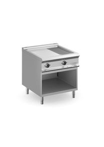 MBM Plancha électrique Dexion Lux 980 - 80/90 2/3 lisse, 1/3 rainuré, chromée | Professionnel | HoReCa | CHR