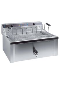 MBM Friteuse professionnelle à beignets - 37 l - avec vidange - 400 V - Profi | Professionnel | HoReCa | CHR