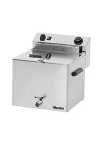 Bartscher Friteuse professionnelle électrique - 10 l - avec vidange - 3,25 kw - 400 V - PROFI | Professionnel | HoReCa | CHR