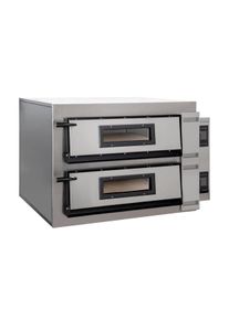 Four à pizza PREMIUM PLUS numérique 6+6x36 cm, pierre réfractaire | Professionnel | HoReCa | CHR