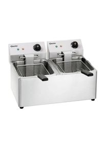 Bartscher Friteuse professionnelle électrique double - 2 x 8 l - 230 V - 650 SNACK IV | Professionnel | HoReCa | CHR