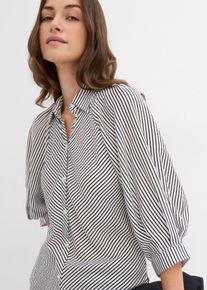 Bluse aus feinem Viskose-Mix, weiß, Größe 36, bonprix