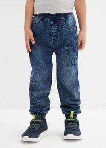 Thermo Regular-Fit-Schlupf-Jeans mit Jerseyfutter, blau, Gr&ouml;&szlig;e 104, mit Baumwolle, bonprix