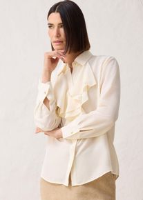 Bluse mit Seide, beige, Größe 44, bonprix