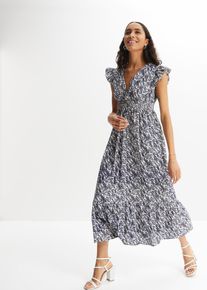 Maxikleid, blau, Größe 44, bonprix