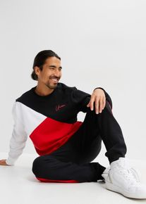 Jogginganzug (2-tlg. Set), schwarz, Gr&ouml;&szlig;e 64/66 (3XL), 100% Baumwolle, bonprix