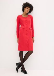 Blazerkleid mit Spitzenkante, rot, Gr&ouml;&szlig;e 38, bonprix