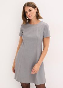 Skater-Minikleid, grau, Größe 38, bonprix