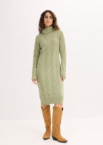 Strickkleid, grün, Größe 48/50 (XL), bonprix
