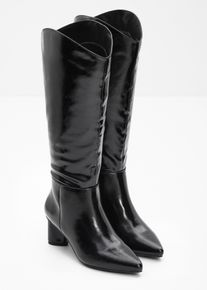Stiefel, schwarz, Größe 38, bonprix