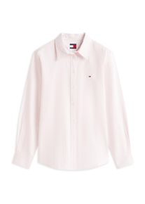Tommy Jeans Kvinnor Blus pastellrosa / vit Storlek XXS