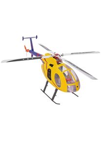 FlishRC Hubschrauber Hughes MD-500D 450 Gelb GPS 680mm RTF