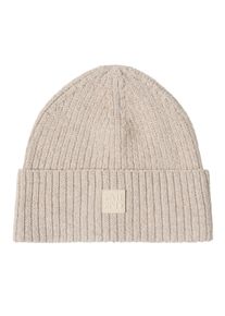 Cecil Gebreide muts Beanie in uni kleur dames mutsen beige