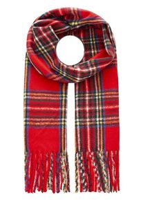 Zwillingsherz Sjaal "Geruit" heren sjaals rood