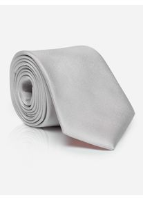 MONTI Stropdas LIVIO met elegante glans – ideaal voor bruiloften of feestelijke gelegenheden heren stropdassen zilver(kleur)