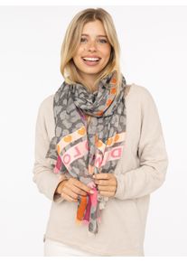 Zwillingsherz Sjaal "Wild Love" dames sjaals grijs