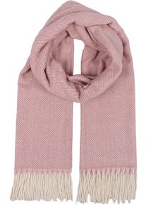 Capelli New York Modieuze sjaal Structuurpatroon, franjesrand, verwarmend dames sjaals roze