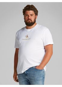 Calvin Klein Jeans Plus T-shirt PLUS SHADOW LOGO TEE heren t-shirts maat XXXL (58) wit