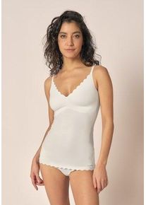 Skiny Hemd Micro Essentials elastisch, uitneembare pads, bh-hemd, met onzichtbaar-effect dames armloze tops maat 36 wit