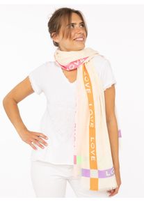 Zwillingsherz Sjaal "Love & More" dames sjaals beige