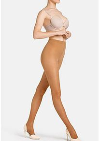 Camano Panty Fine functional met naadloze afwerking (Set van 2) dames panty's & leggings maat 38 beige