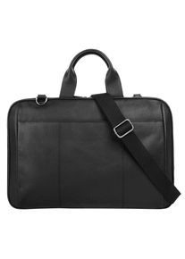 Bodenschatz Aktetas echt leder unisex tassen maat Onesize zwart