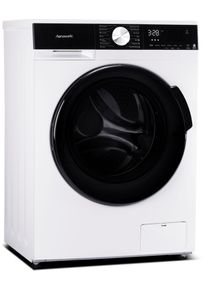 Hanseatic Wasmachine HWMM1814A2, 8 kg, Full Touch Display, Snelwasprogramma, Stoomfunctie voorladers wit
