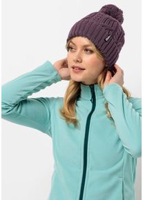 Jack Wolfskin Pomponmuts POMPOM BEANIE mutsen maat One Size paars