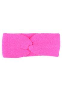 Zwillingsherz Hoofdband Classic Knoop voor, kasjmier, fijn breiwerk dames mutsen roze